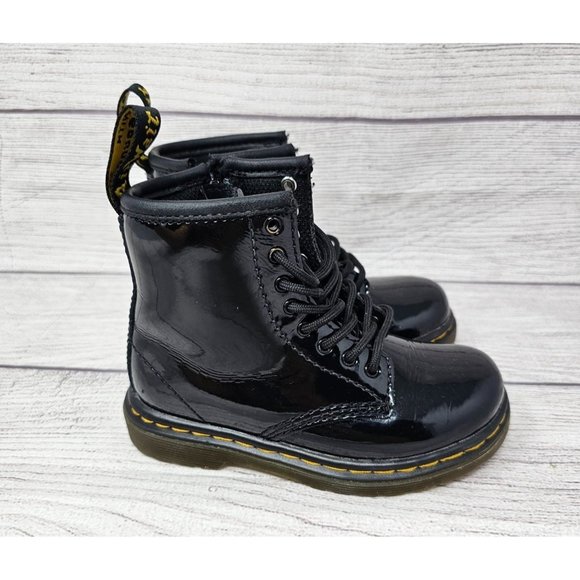 Dr. Martens Kids 1460 patent leather boots Size 7 - Picture 5 of 10
